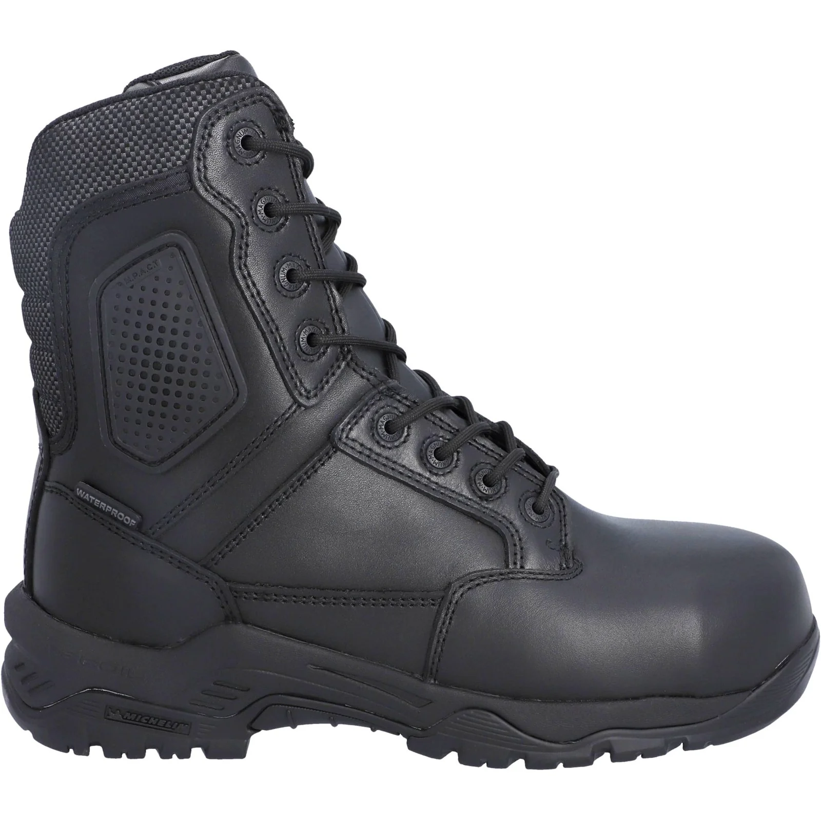 Magnum Unisex Strike Force 8.0 Side-Zip CT CP WP Uniform Safety Boot Black