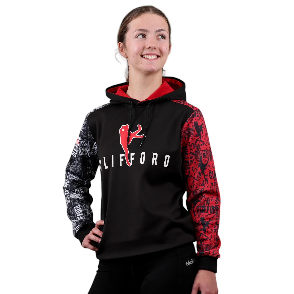 McKeever Clifford Kids Poly Hoodie – Black