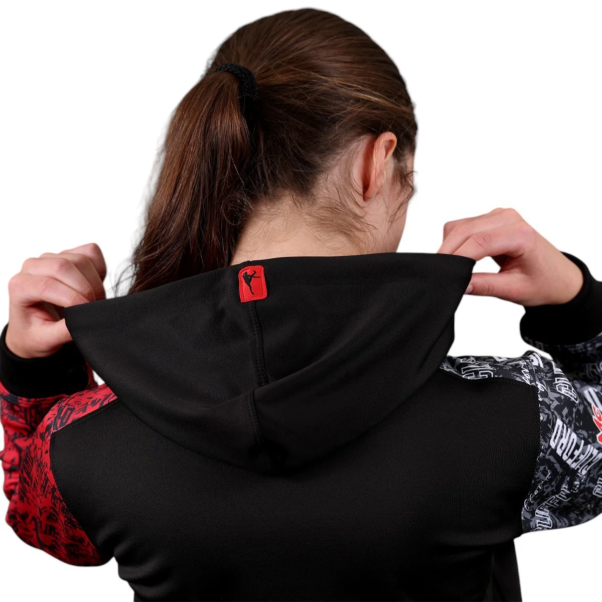 McKeever Clifford Kids Poly Hoodie – Black - Image 2