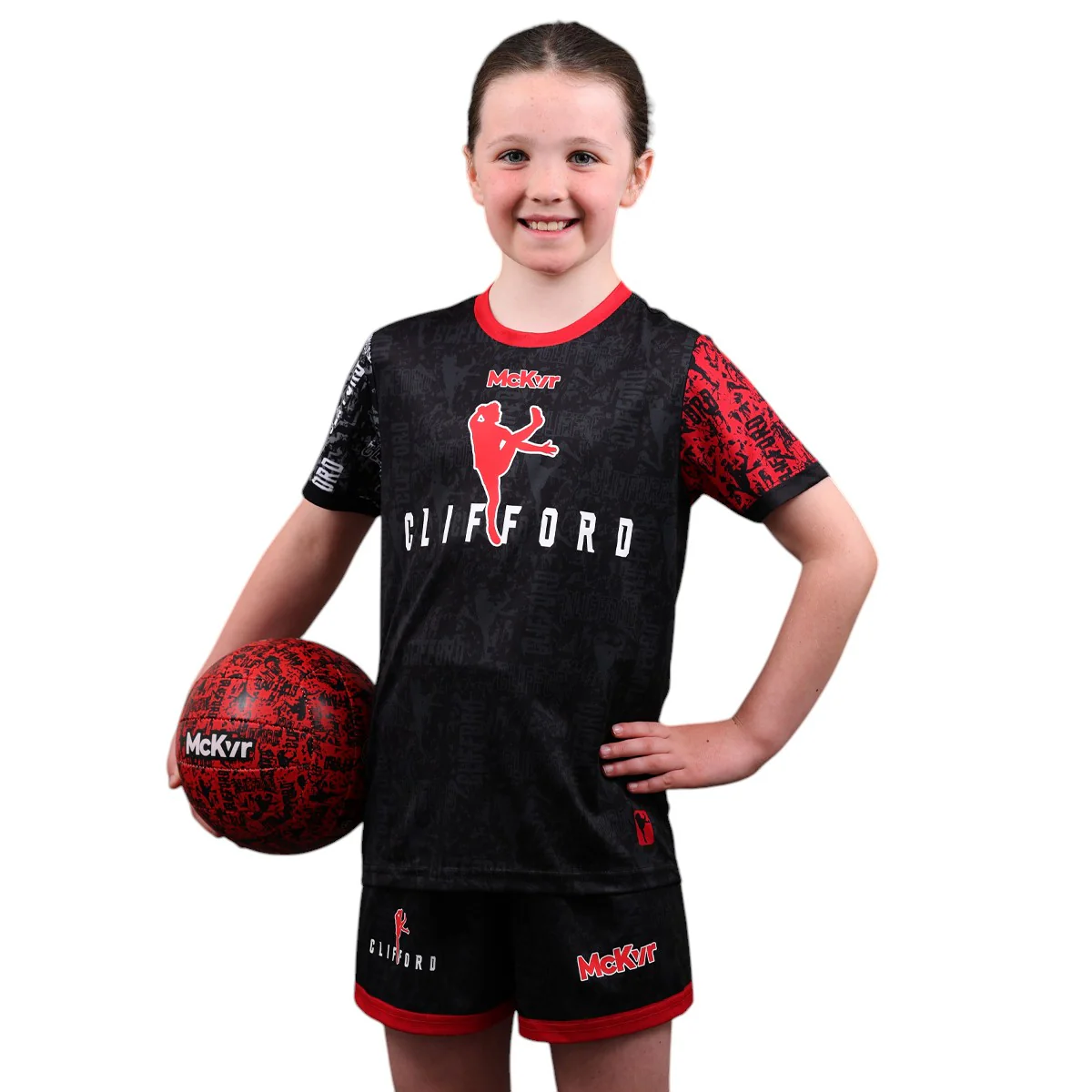 McKeever Clifford Kids Shorts – Black - Image 4