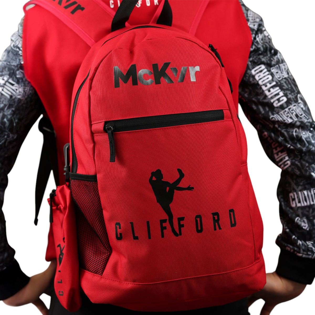 McKeever Clifford School Bag – Red - Image 2