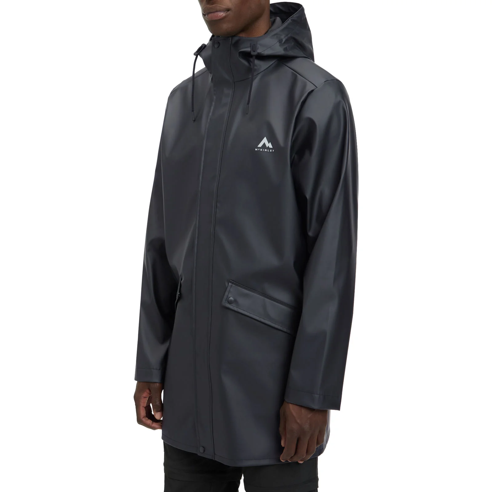 McKinley Arvor Mens Jacket Rain BLACK