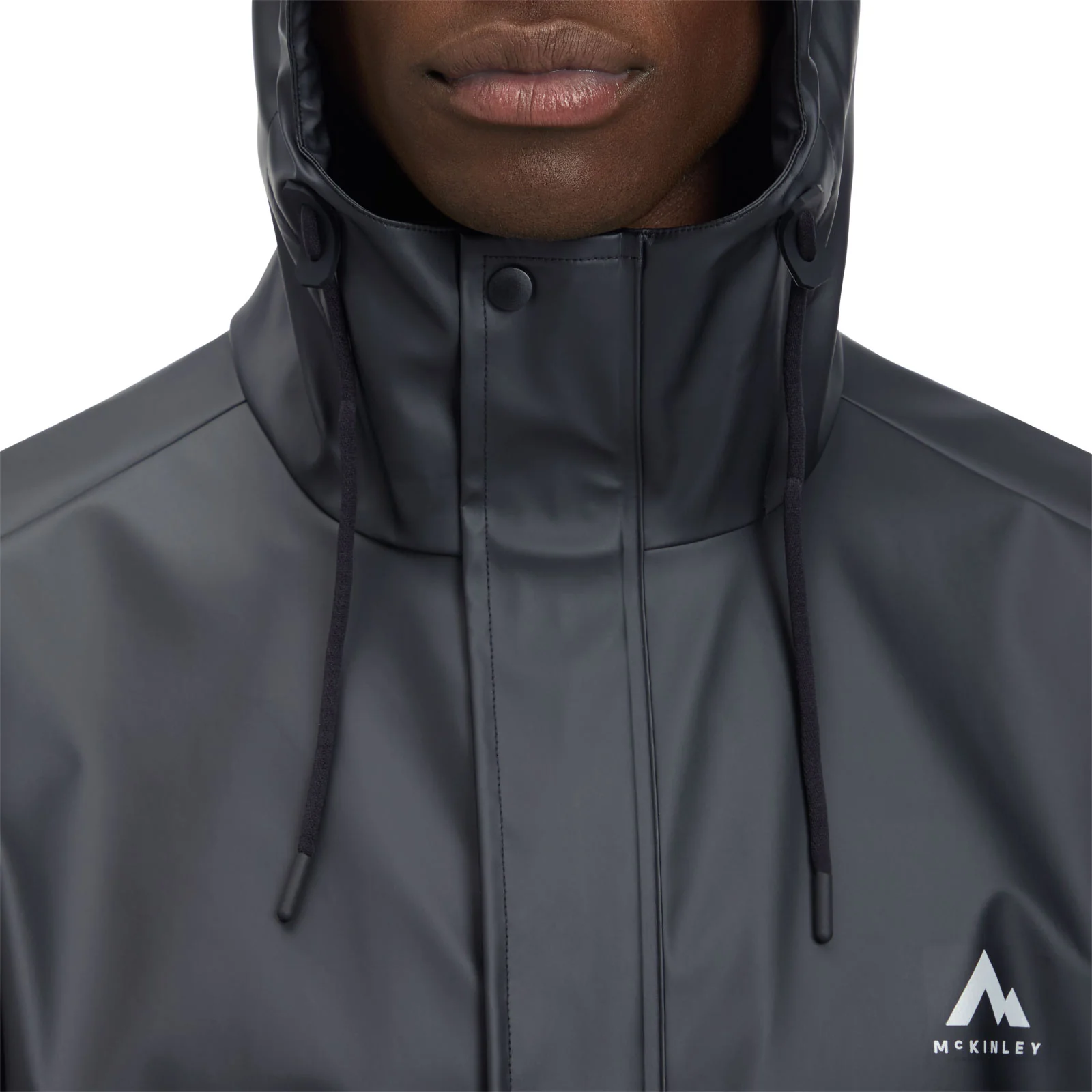 McKinley Arvor Mens Jacket Rain BLACK - Image 3