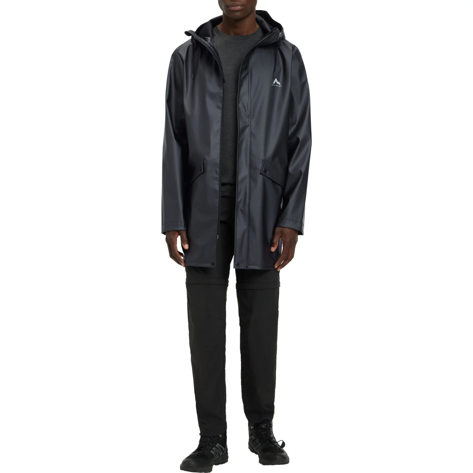 McKinley Arvor Mens Jacket Rain BLACK - Image 6
