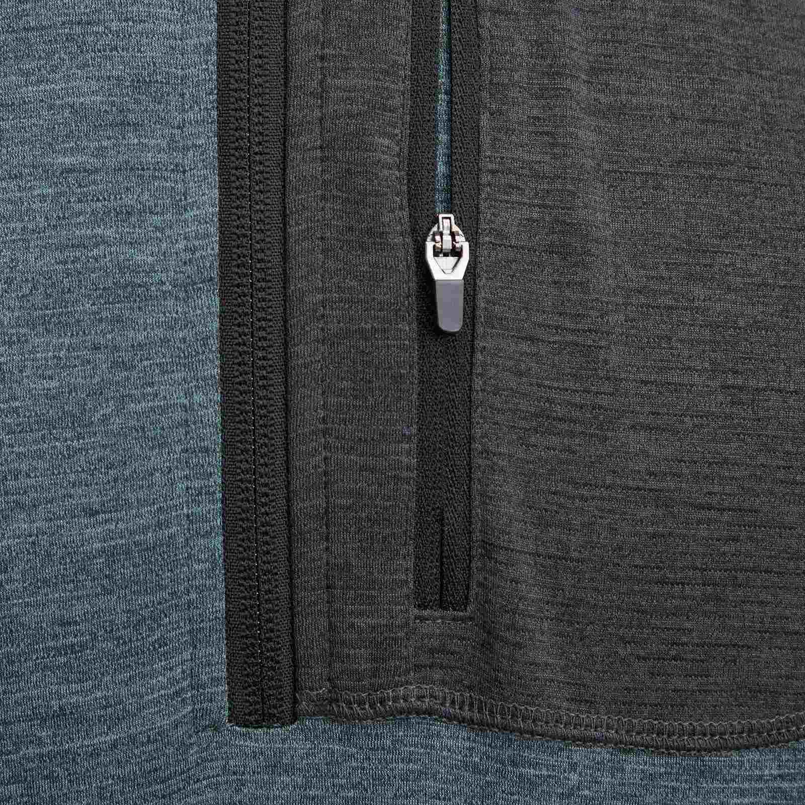 Mckinley Mens Blake III Melange Half Zip Top - Image 4