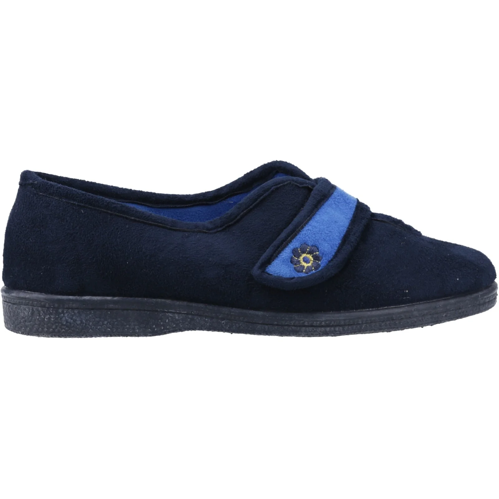 Mirak Womens Andrea Touch Fastening Slipper Navy
