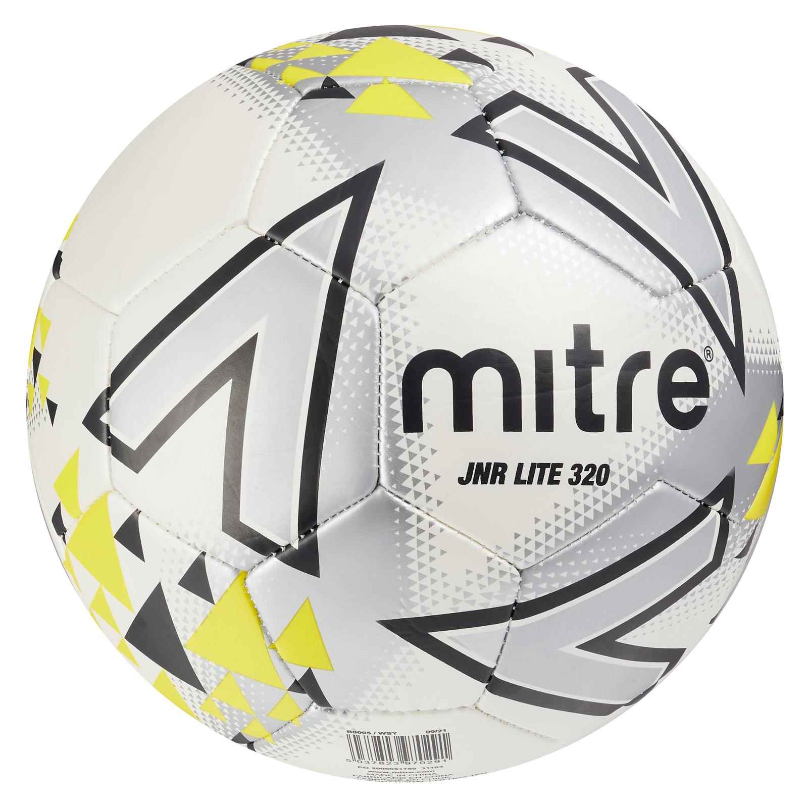 Mitre Jnr Lite 320 Football White/Yellow - Image 3
