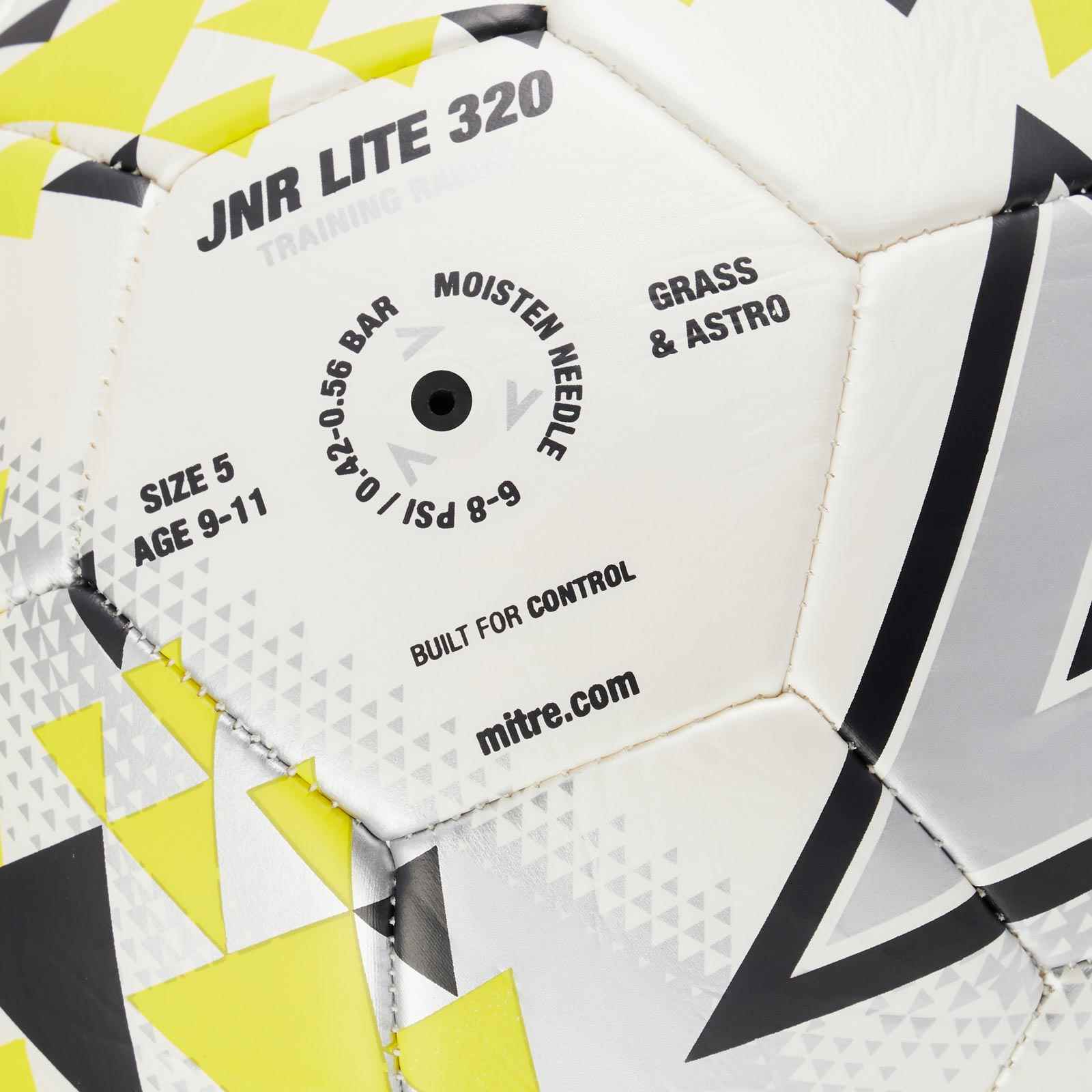 Mitre Jnr Lite 320 Football White/Yellow - Image 4