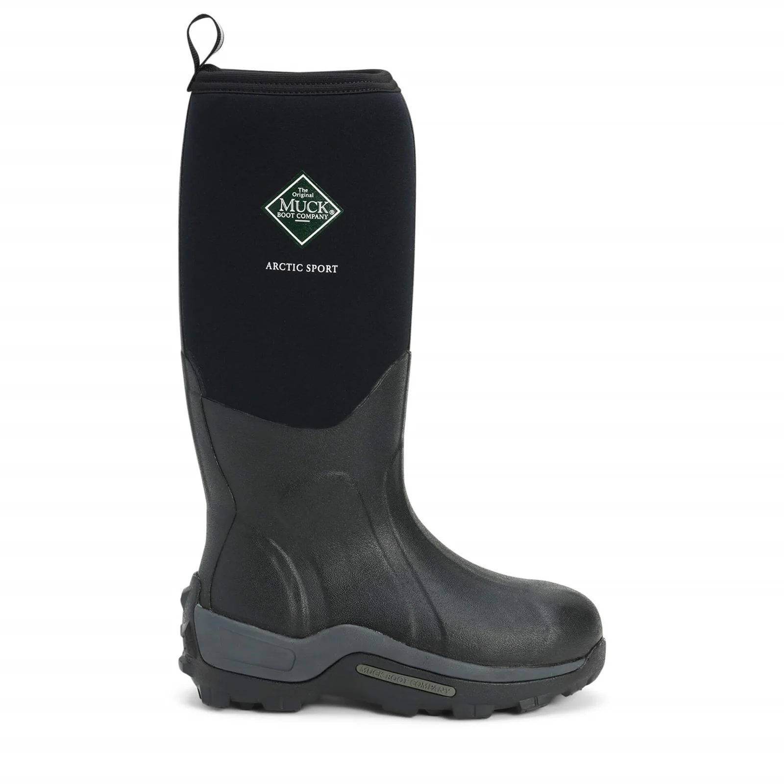 Muck Boots Unisex Arctic Sport Pull On Wellington Boot Black