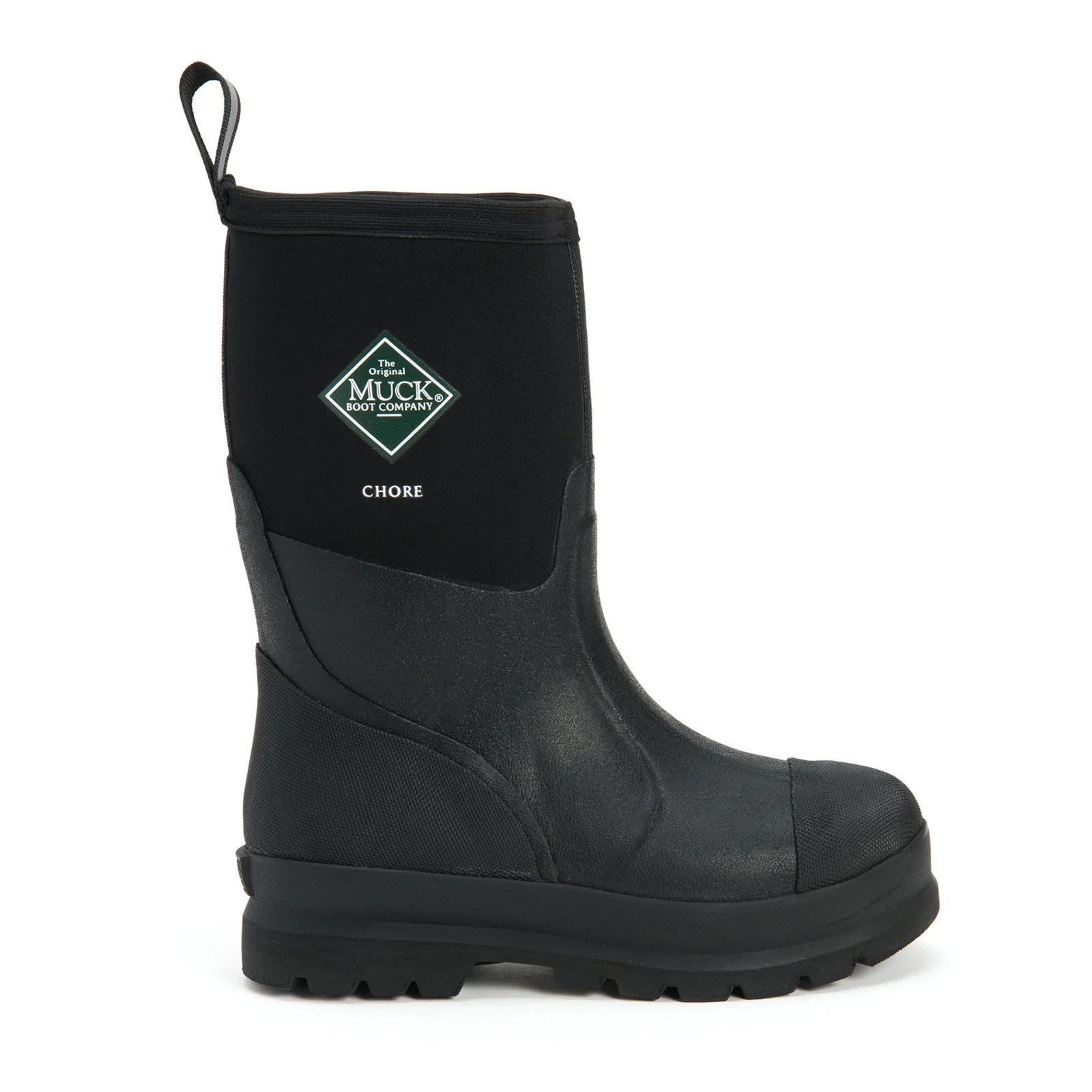Muck Boots Unisex Chore Classic Mid Patterned Wellington Black