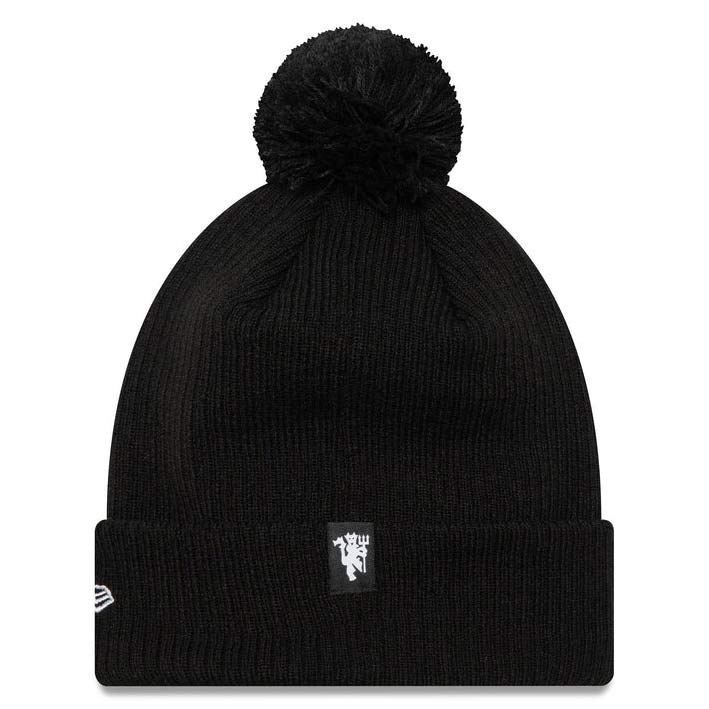 New Era Manchester United FC Stitch Patch Knit Beanie Hat - Image 2