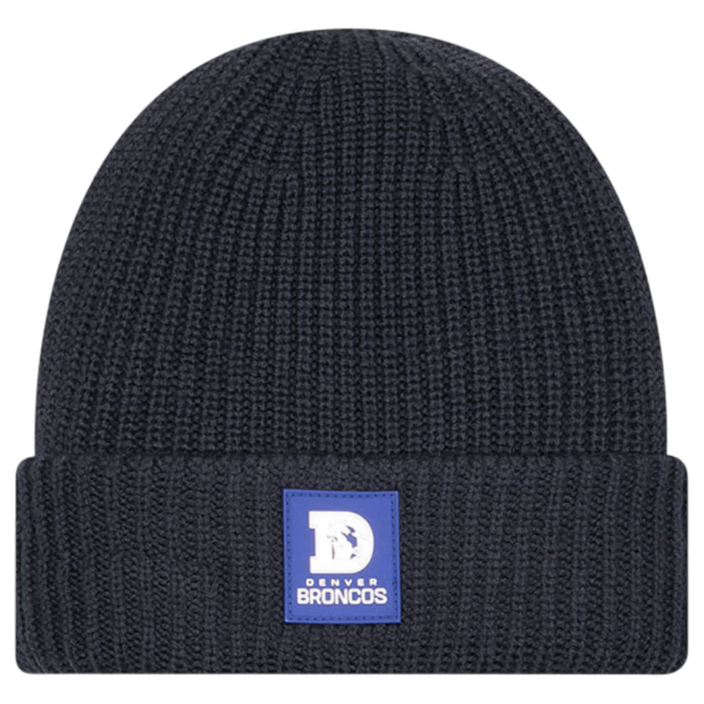 New Era NFL Sideline 2025 Broncos Knit Beanie Hat