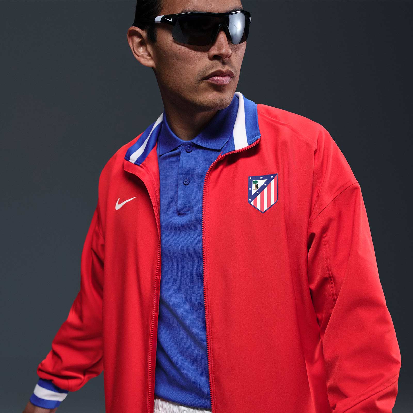 Nike Atlético 2025 Madrid Strike Mens Dri-FIT Soccer Anthem Jacket - Image 6