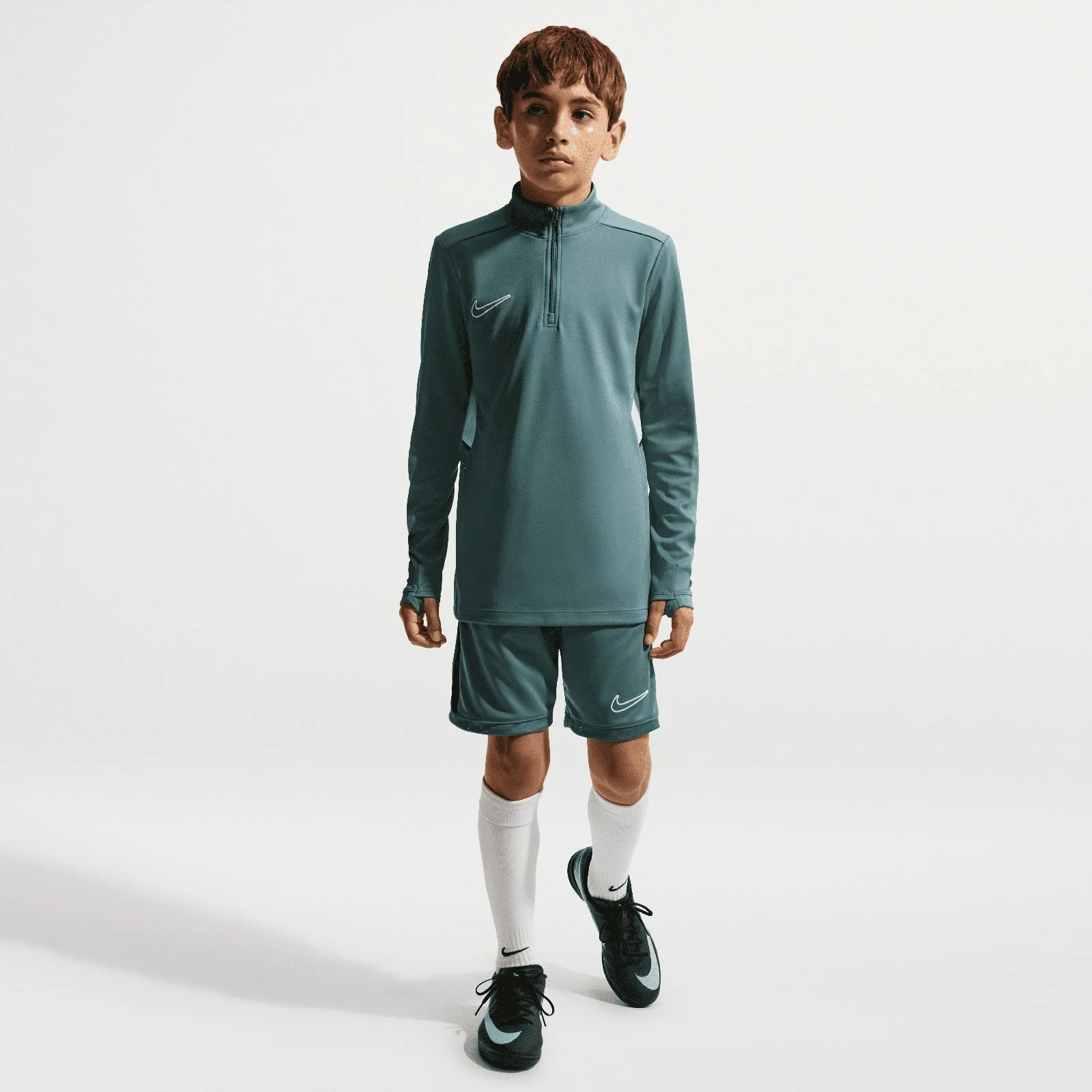 Nike Academy Kids Dri-FIT Long-Sleeve 1/2-Zip Soccer Drill Top - Image 6