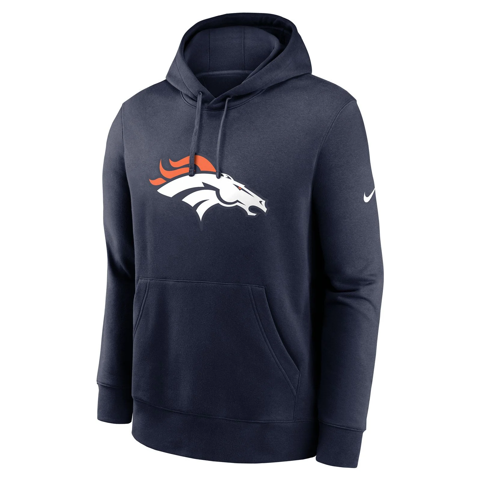 Nike Broncos NFL Club Logo Hoodie - Navy