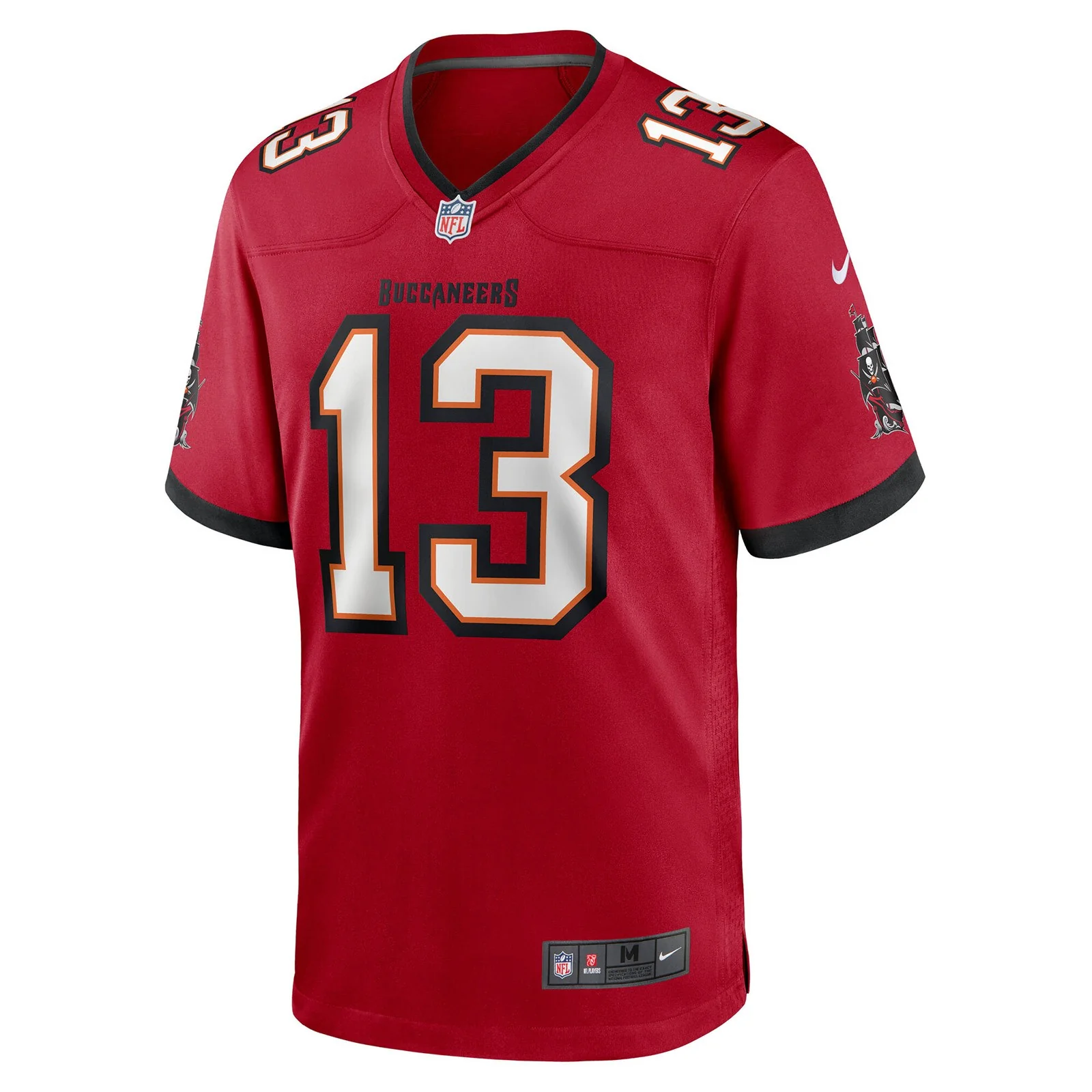 Nike Buccaneers Evans 13 Home Game Team Jersey