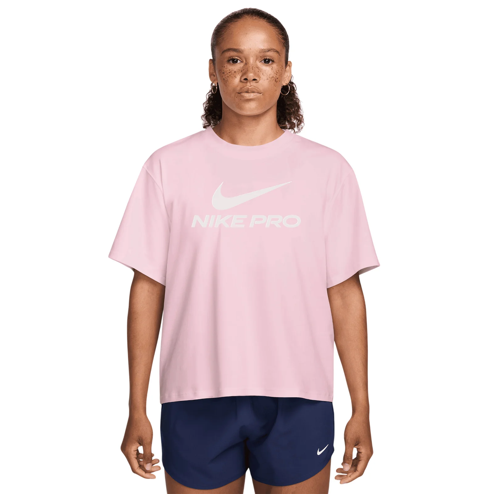 Nike Pro Womens Dri-FIT Loose Short-Sleeve Top