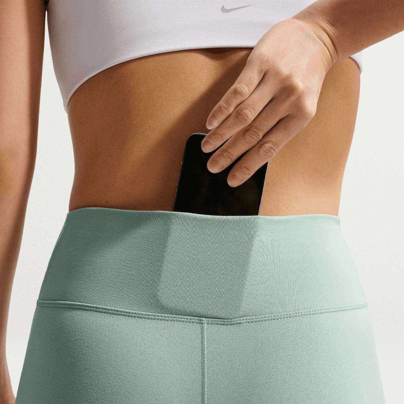 Nike One Womens High-Waisted 8" Biker Shorts - Image 4