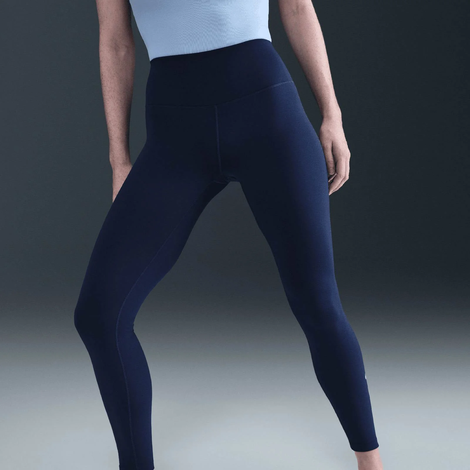 Nike One Womens High-Waisted Full-Length Leggings - Image 4