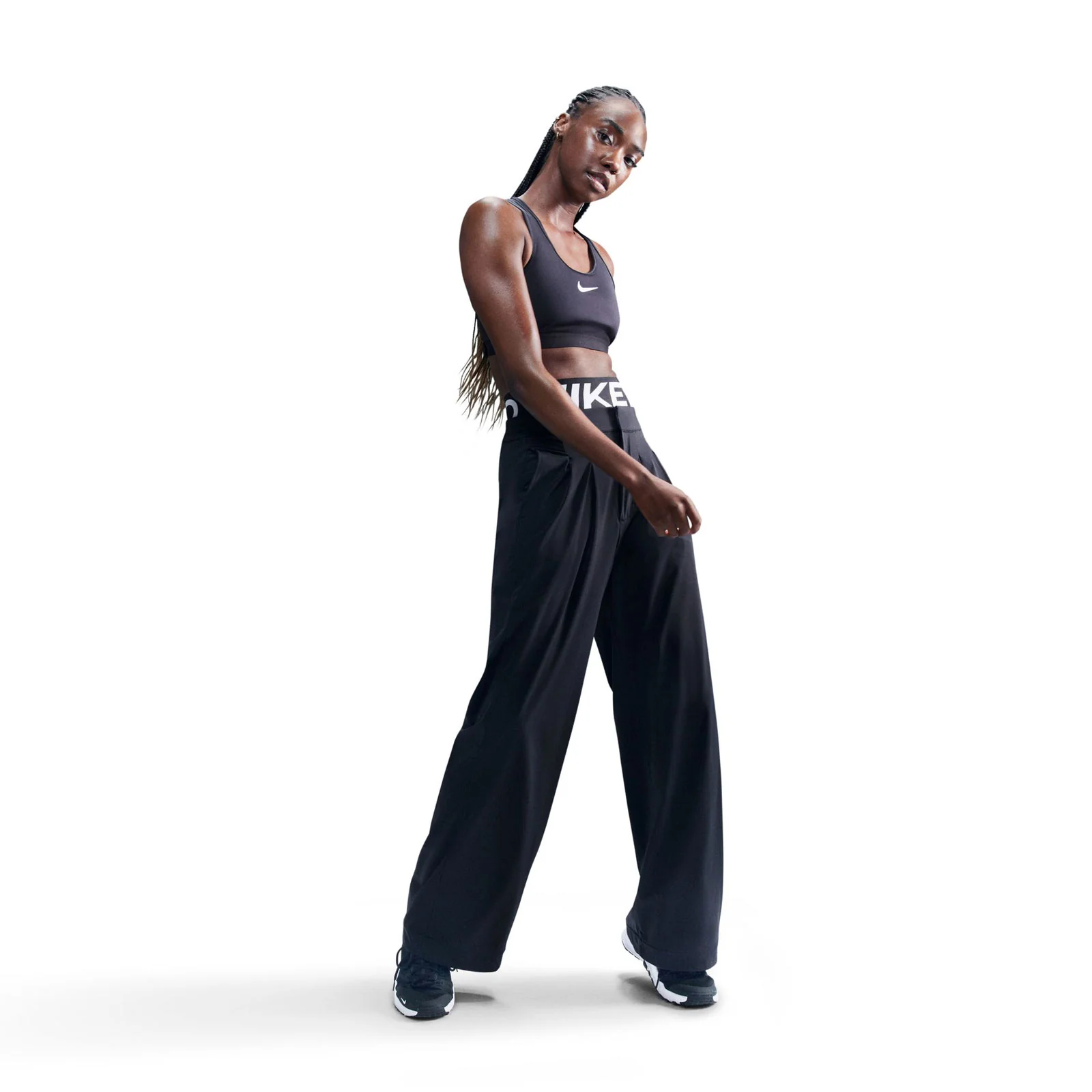 Nike Swoosh High Support Womens Non-Padded Adjustable Sports Bra - Image 5