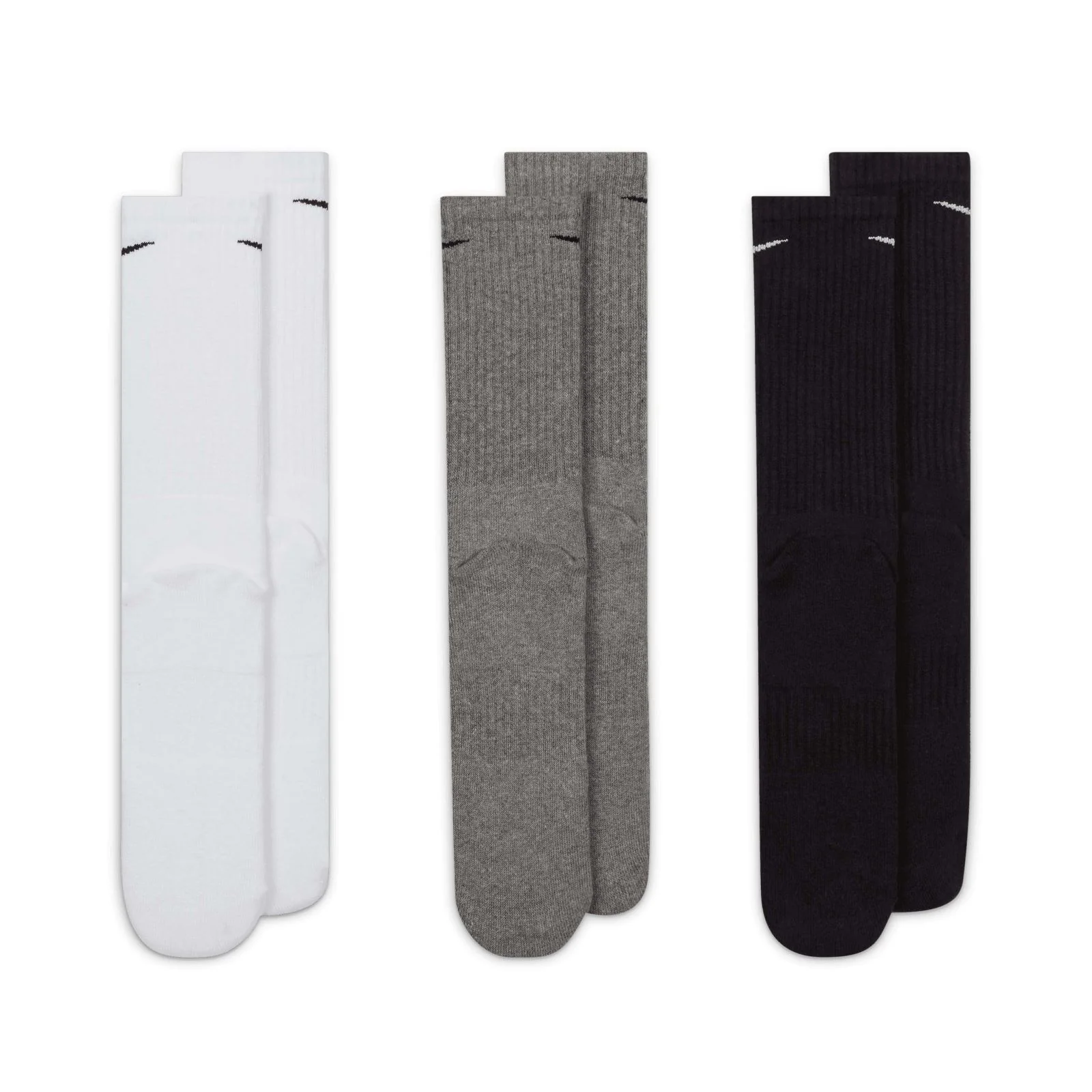 Nike Cushioned Crew Socks - 3 Pack - Image 2
