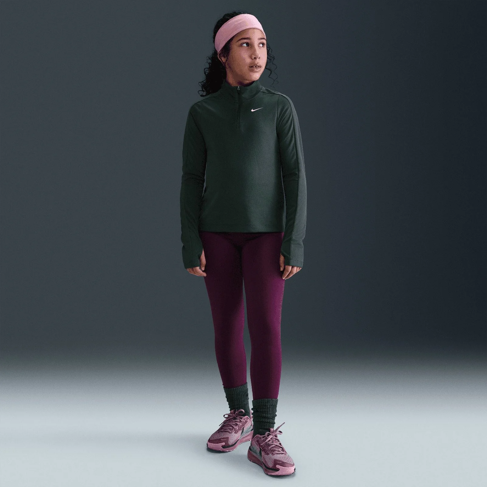 Nike One Girls Dri-FIT High-Waisted Leggings - Image 6