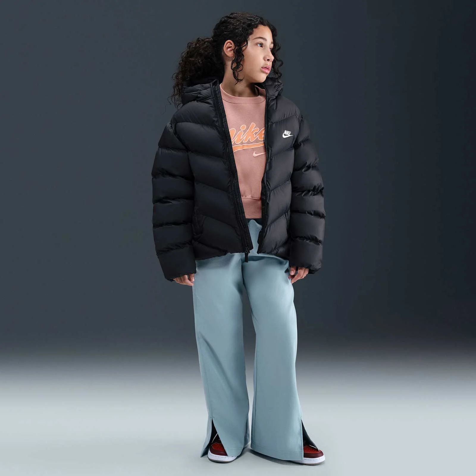 Nike Sportswear All Day Play Kids Therma-FIT Loose-Fit Puffer Jacket - Image 10