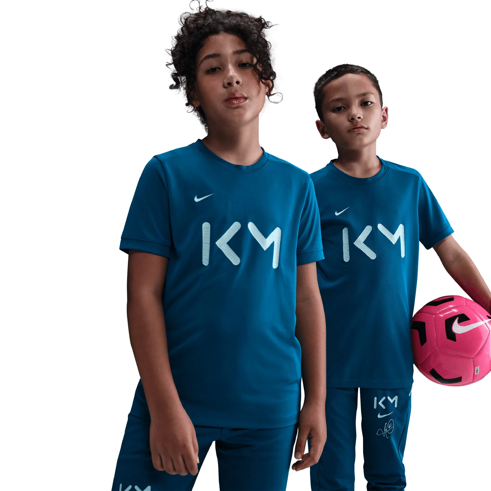 Nike Kylian Mbappé Academy Kids Dri-FIT Soccer Short-Sleeve Top