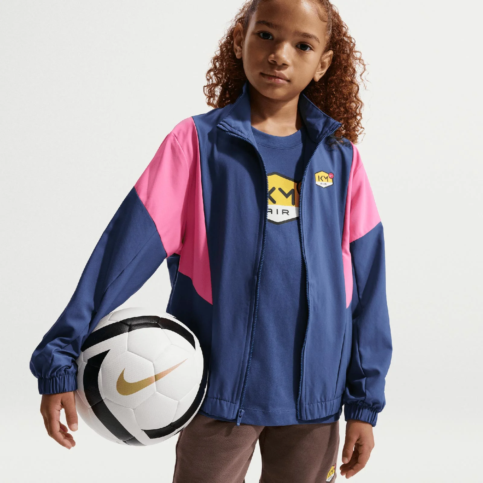 Nike Kylian Mbappé Club Fleece Kids Soccer Shorts - Image 4