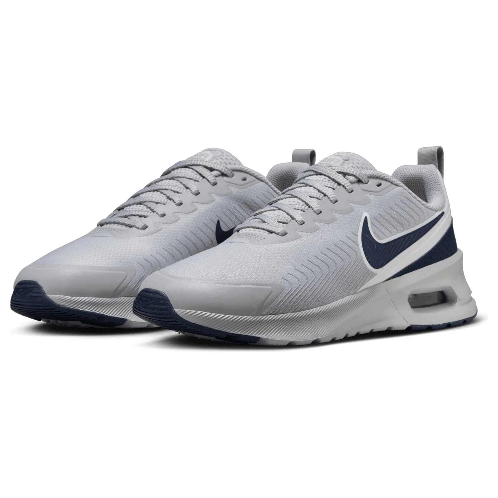 Nike Mens Air Max Nuaxis Grey/White - Image 8