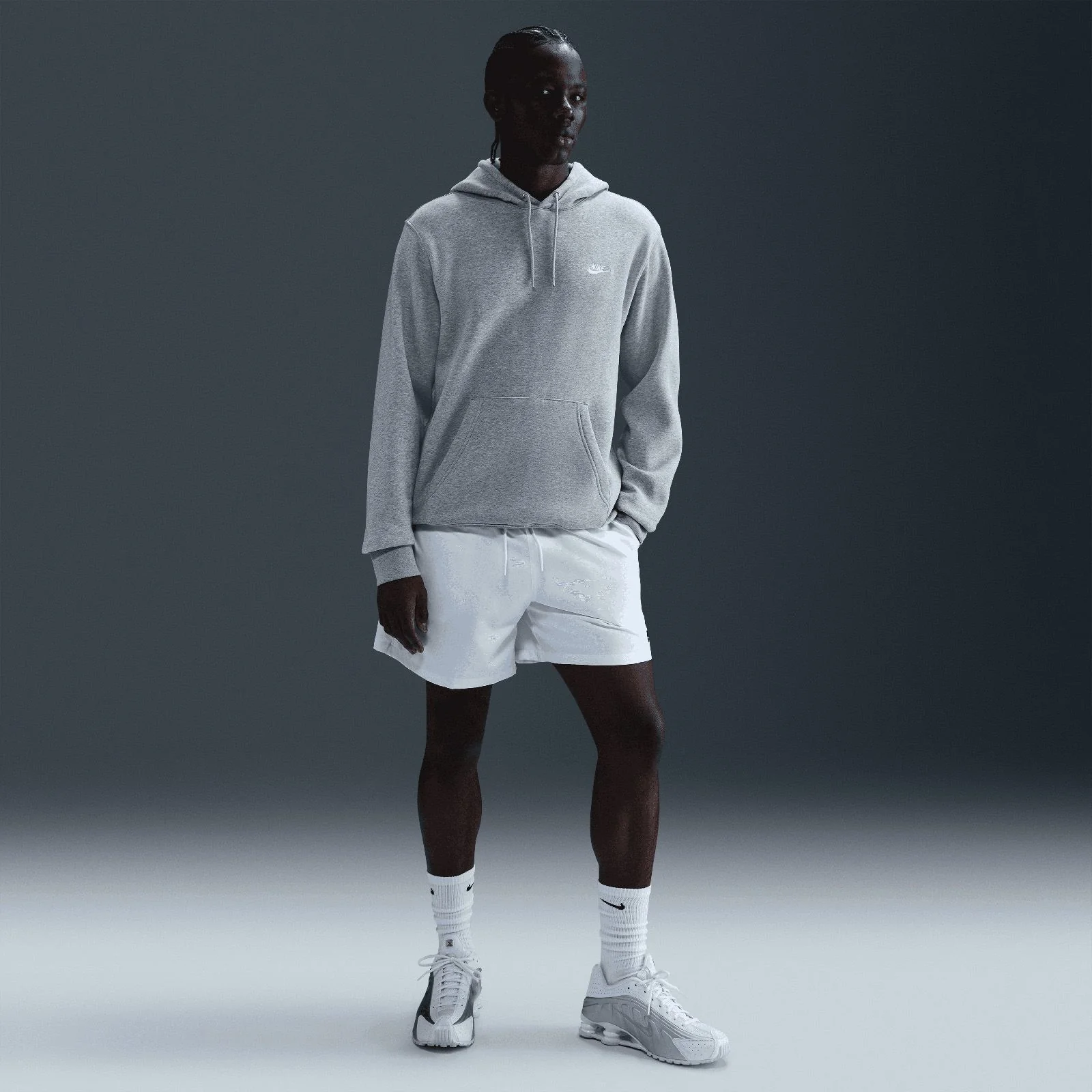 Nike Club Mens Midweight Pullover Fleece Hoodie - Image 8
