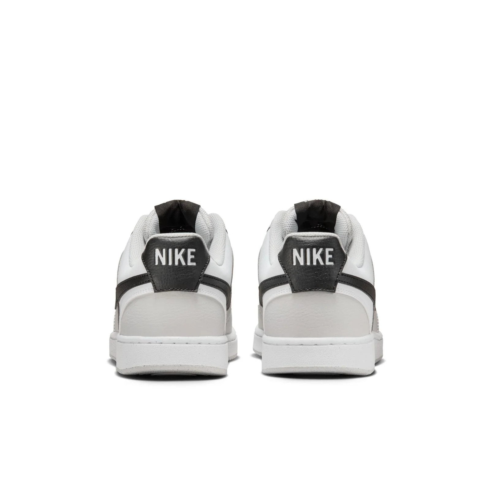Nike Mens Court Vision Low Grey White - Image 5