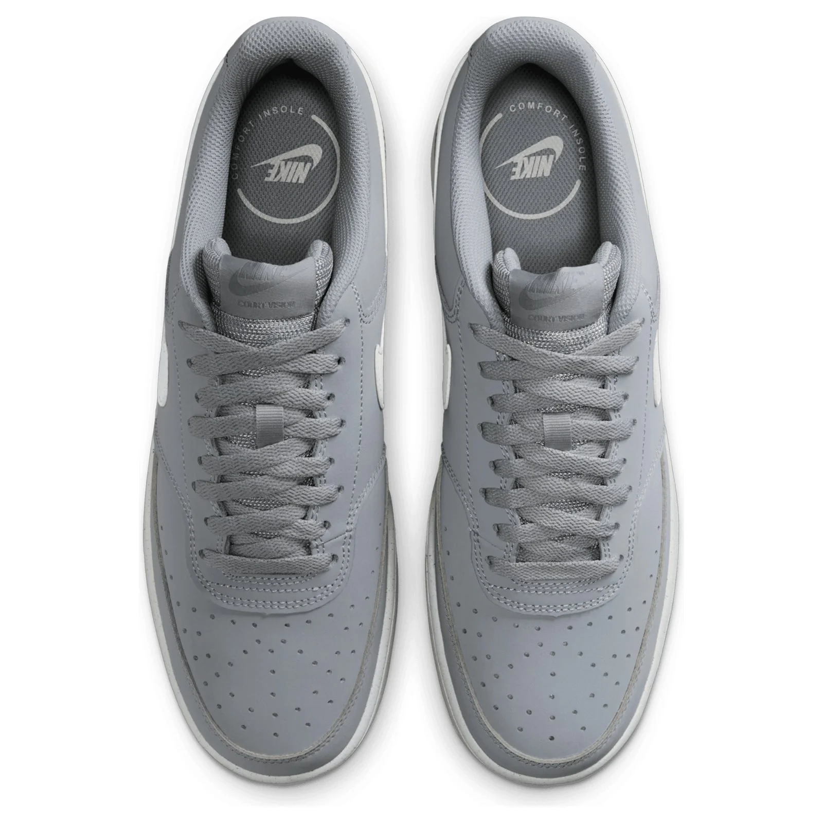 Nike Mens Court Vision Low Premium Grey - Image 3