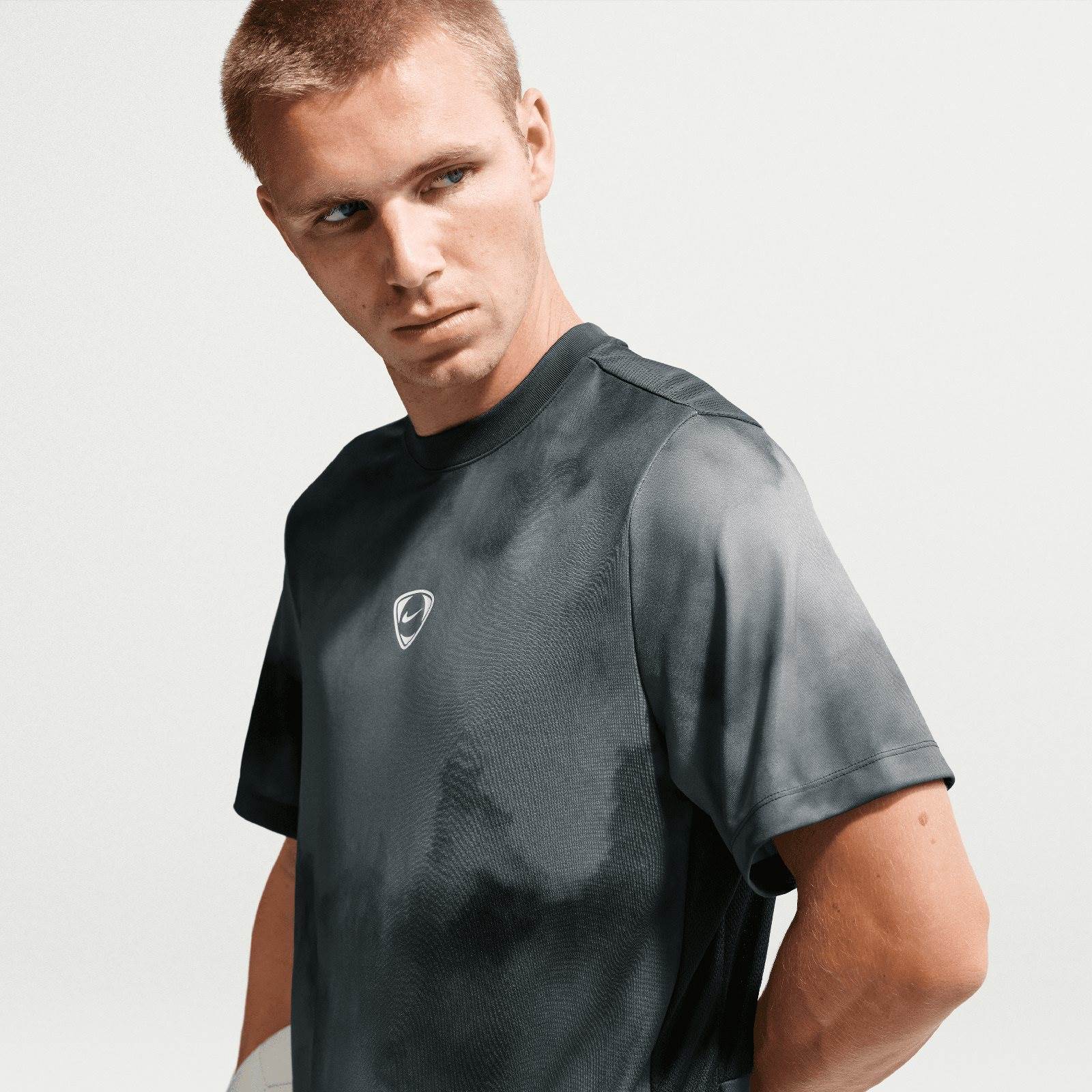 Nike Academy+ Mens Dri-FIT Short-Sleeve Soccer Top - Image 5