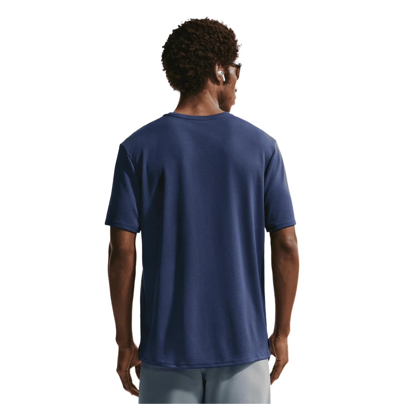 Nike Miler Mens Dri-FIT UV Short Sleeve Running T-Shirt - Image 2