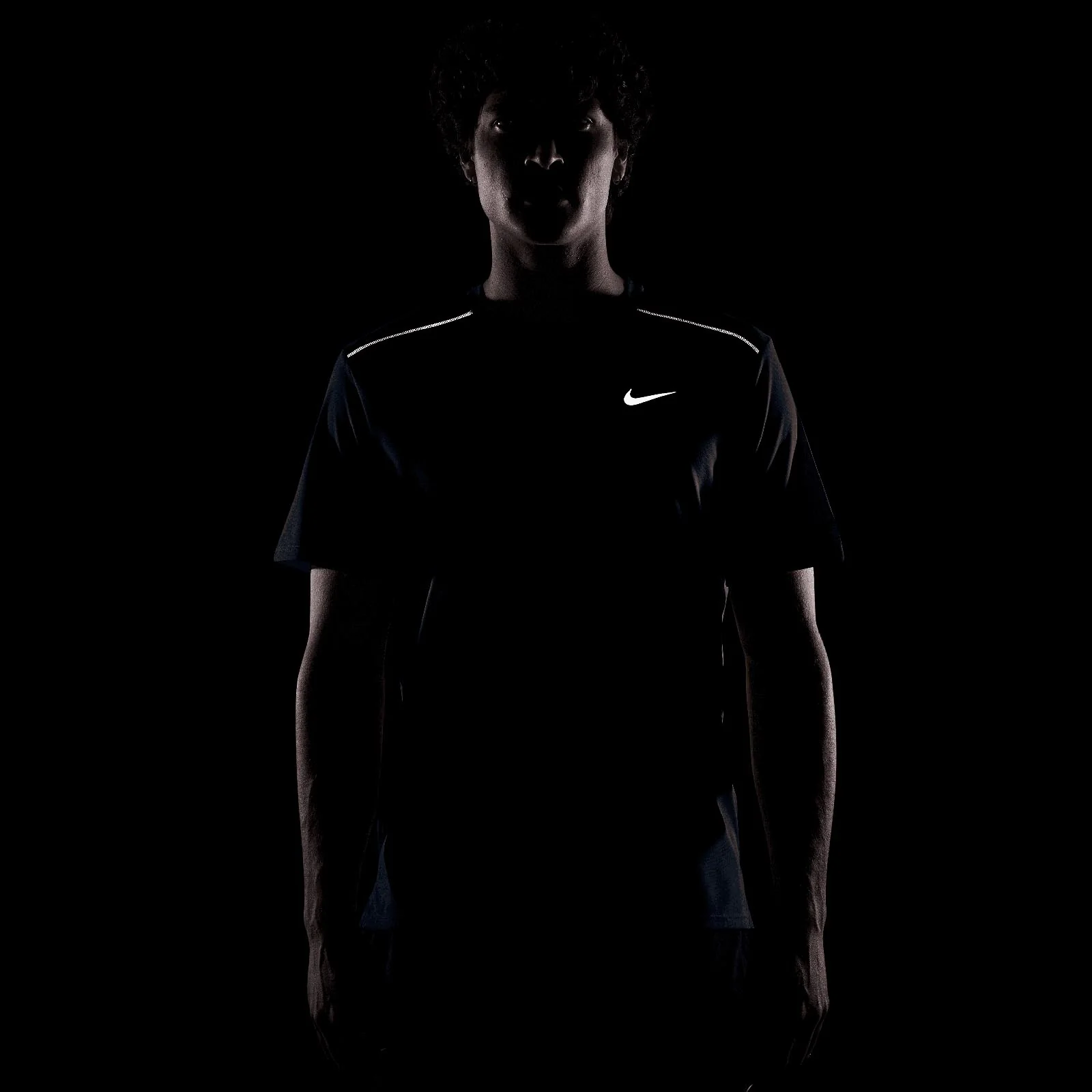 Nike Miler Mens Dri-FIT UV Short Sleeve Running T-Shirt - Image 6