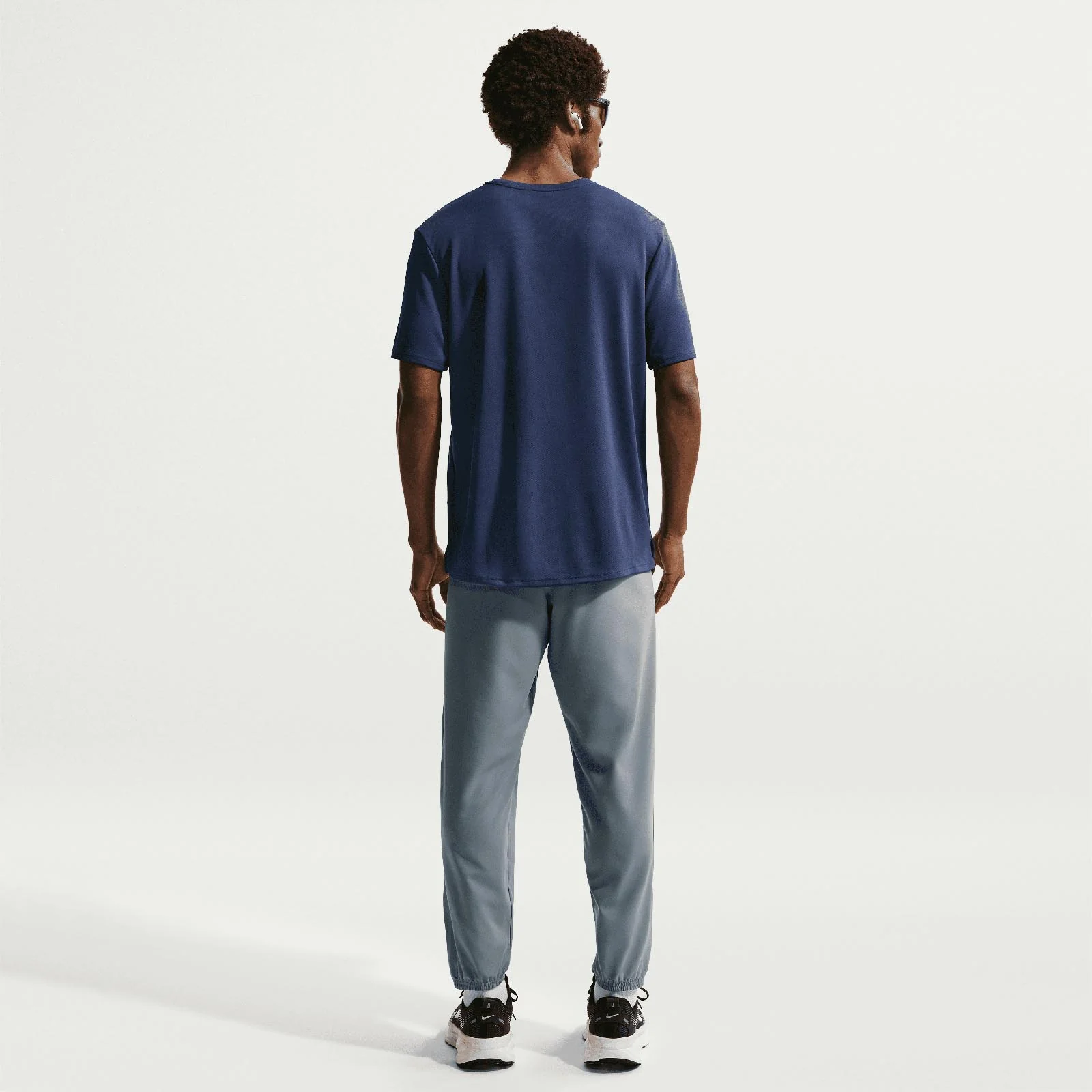 Nike Miler Mens Dri-FIT UV Short Sleeve Running T-Shirt - Image 8