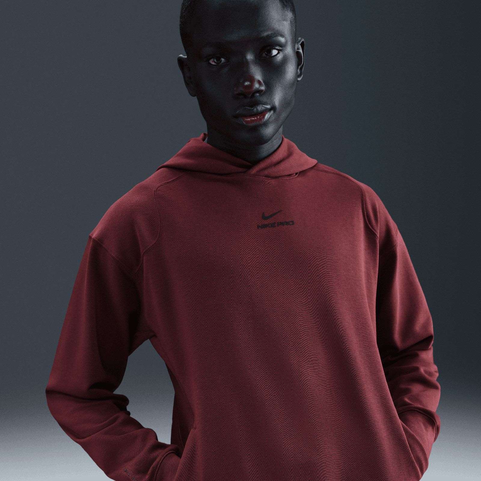 Nike Pro Mens Dri-FIT Mid Layer Training Hoodie - Image 3