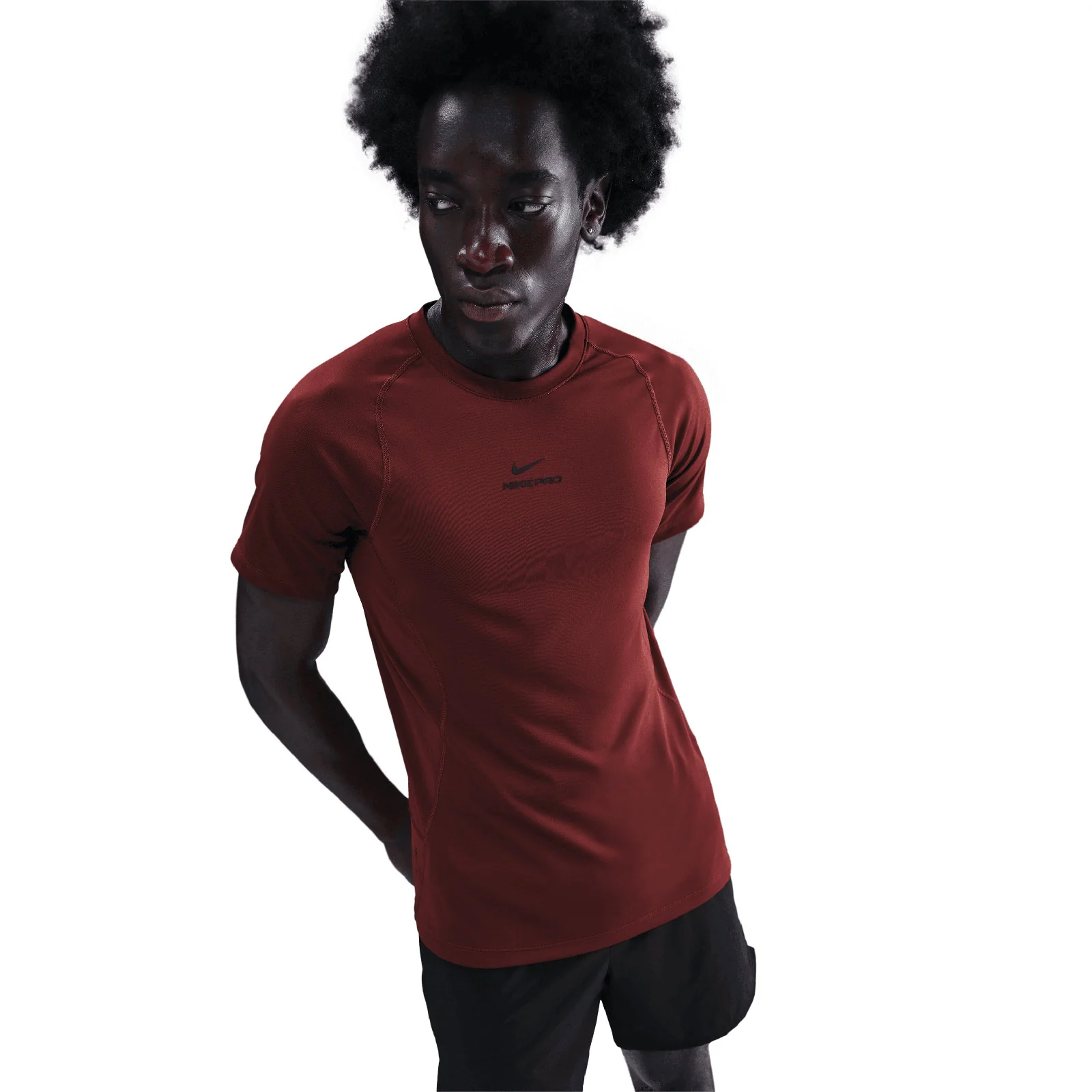 Nike Pro Training Mens Dri-FIT Short-Sleeve Top - Image 3