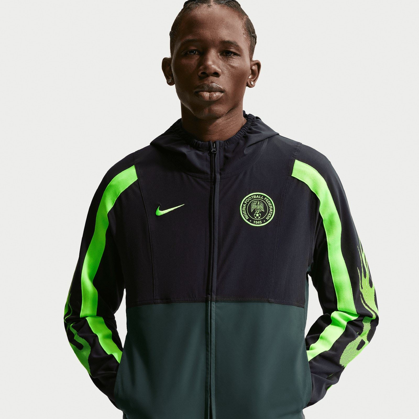 Nike Nigeria Energy World Cup Mens Dri-FIT Soccer Woven Jacket - Image 3