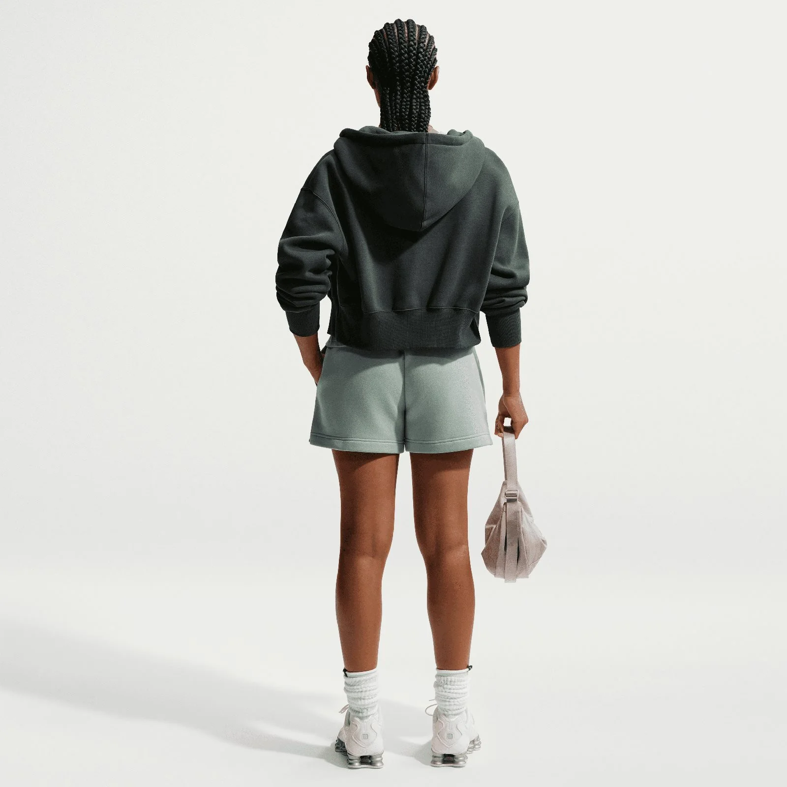 Nike Sportswear Phoenix Fleece Womens Mid-Rise 4" Shorts - Image 5
