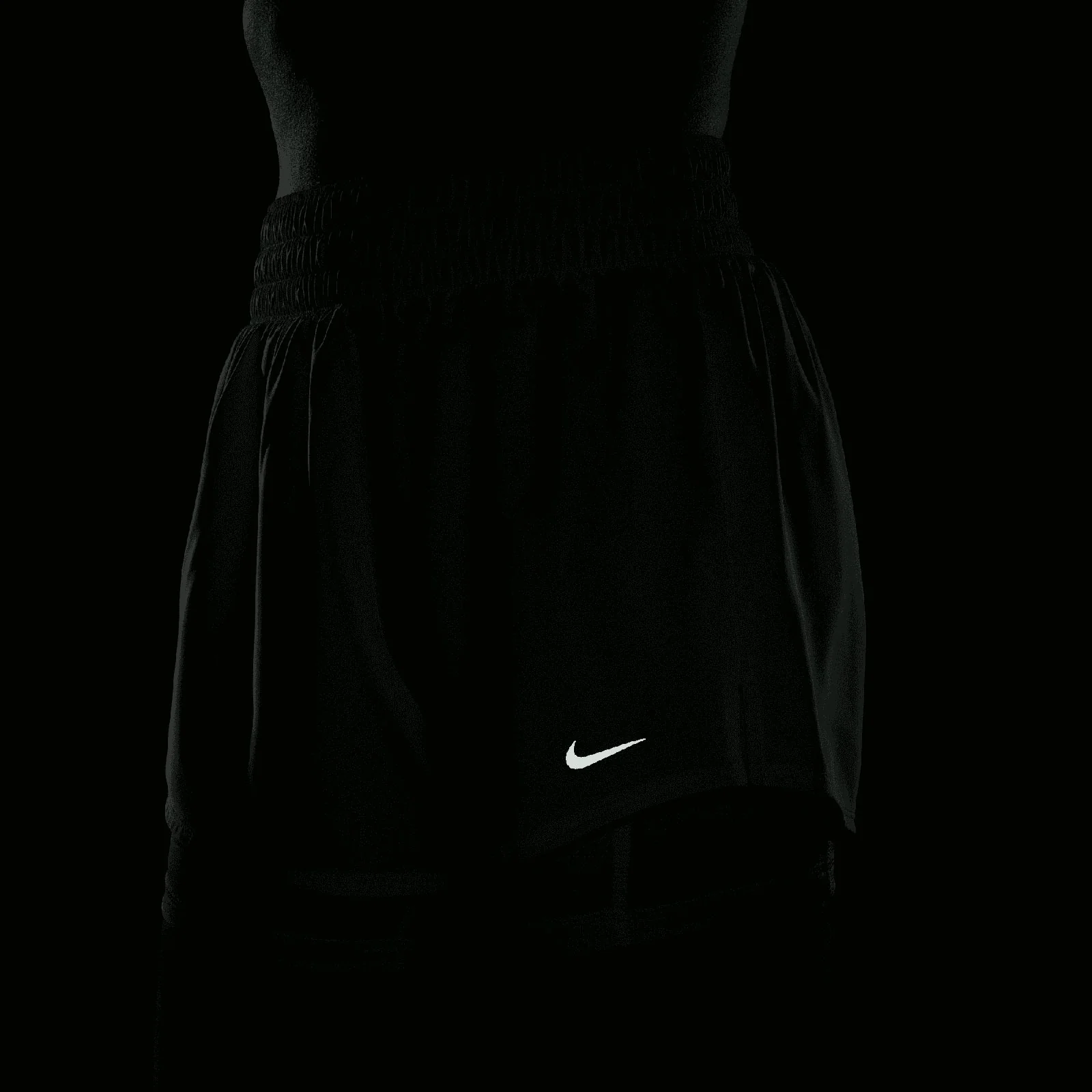 Nike One Womens Dri-FIT High-Waisted 3" 2-in-1 Shorts - Image 8