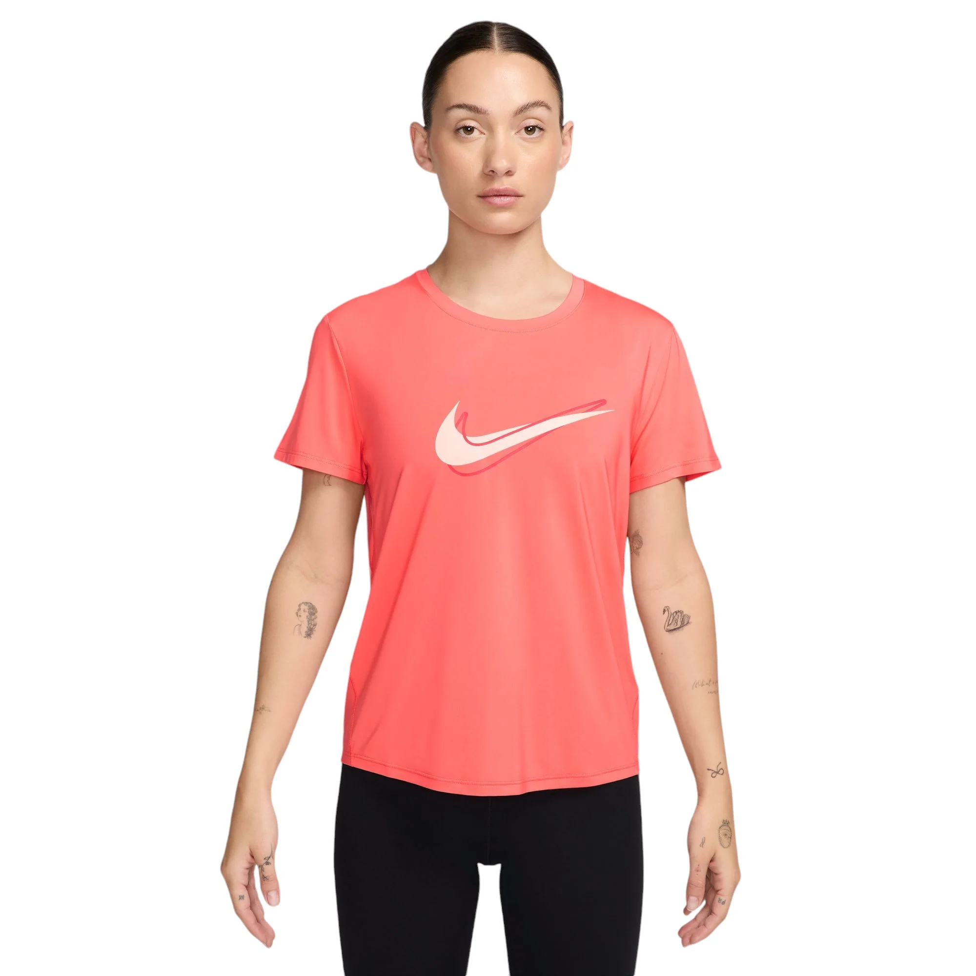 Nike One Swoosh Womens Dri-Fit Short-Sleeve Running Top