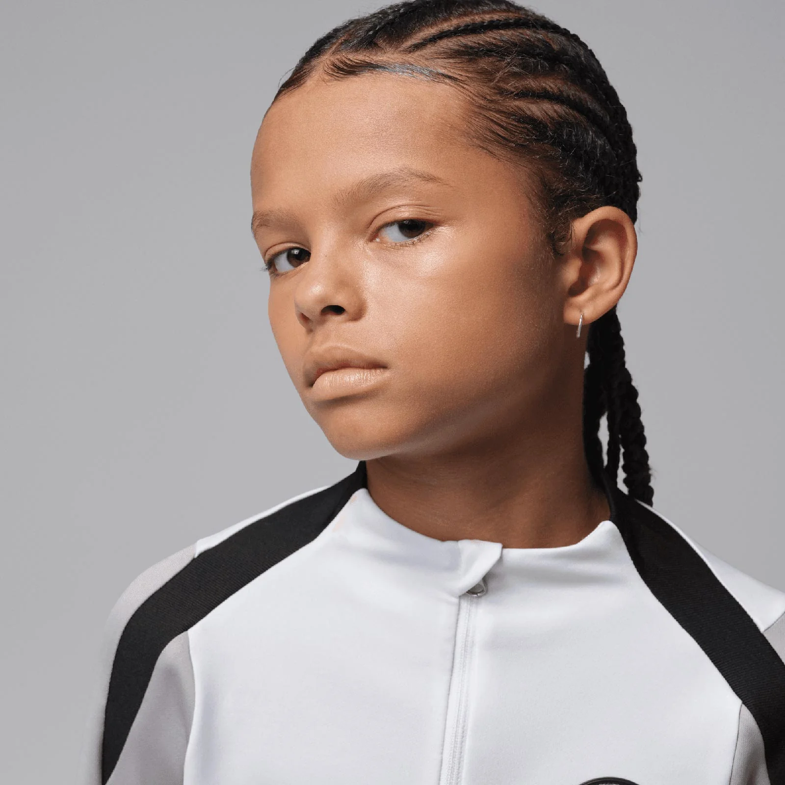Nike Jordan Paris Saint-Germain Strike Night Edition Kids Dri-FIT Soccer Knit Drill Top - Image 3