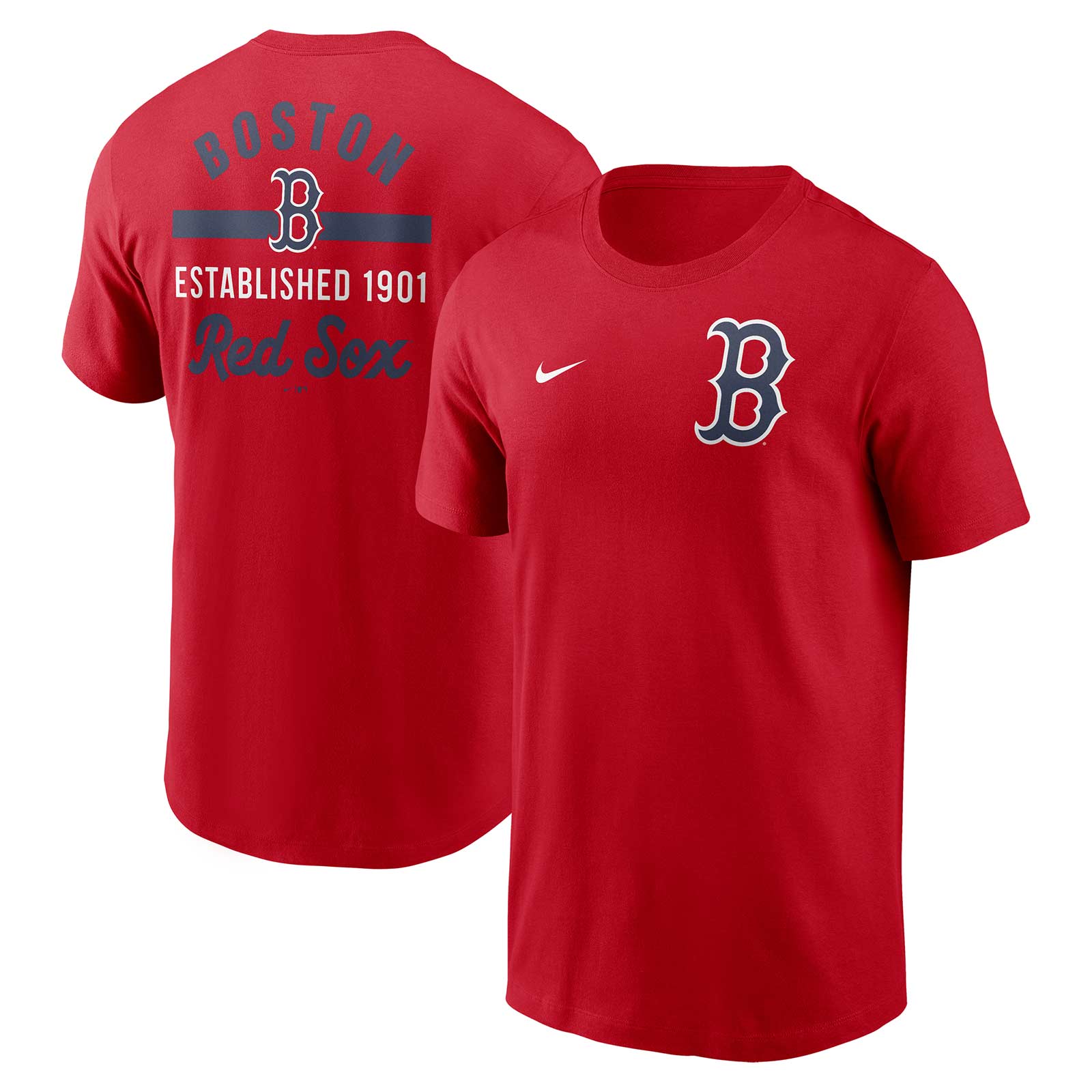 Nike Boston Red Sox 2-Hit Cotton T-Shirt - Image 3