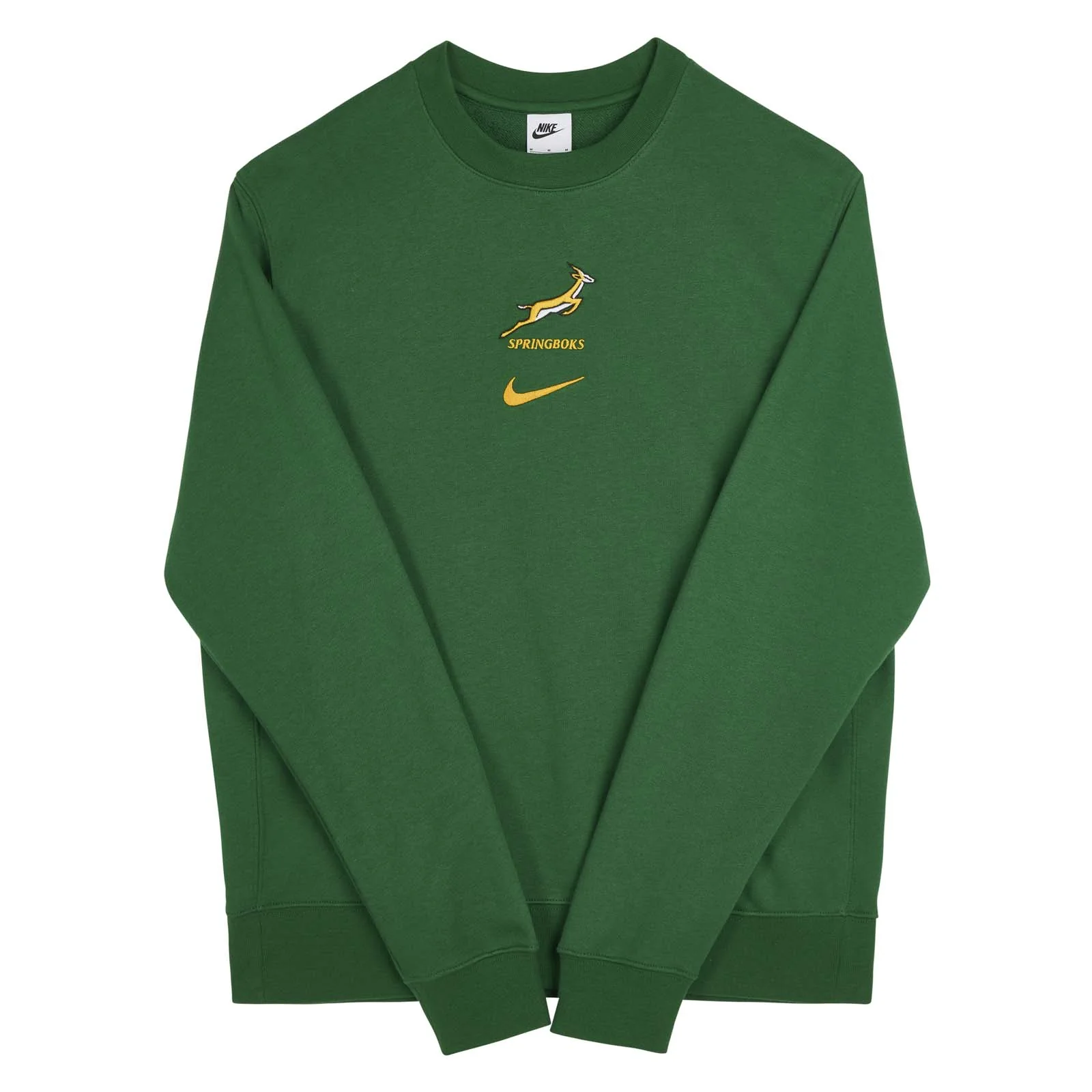 Nike Springboks Rugby Mens French Terry Crew Sweatshirt - Image 6