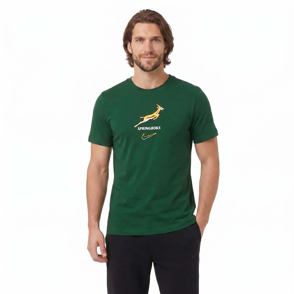Nike Springboks Rugby Mens Short-Sleeve Logo T-Shirt
