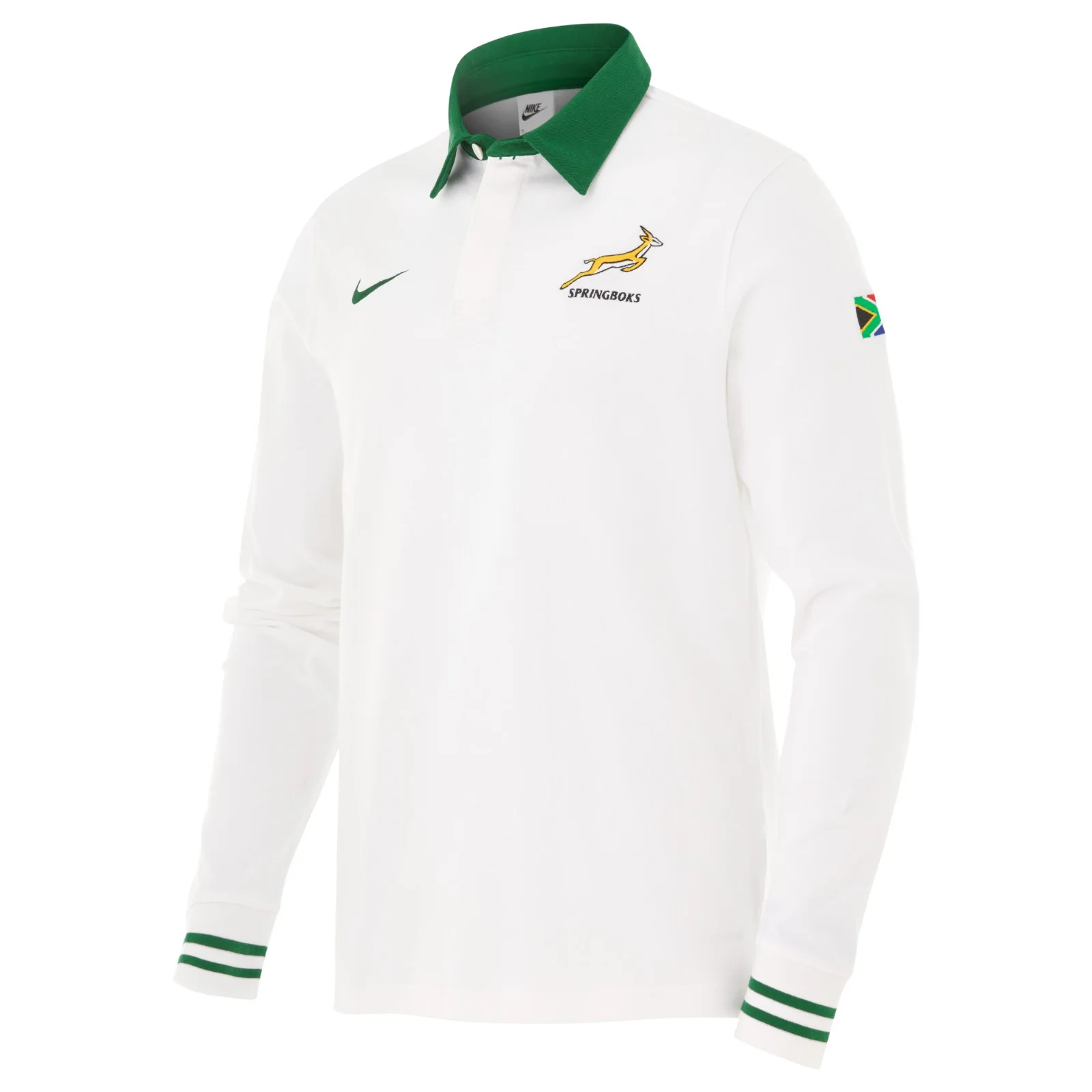 Nike Springboks Rugby Mens Long-Sleeve Away Jersey