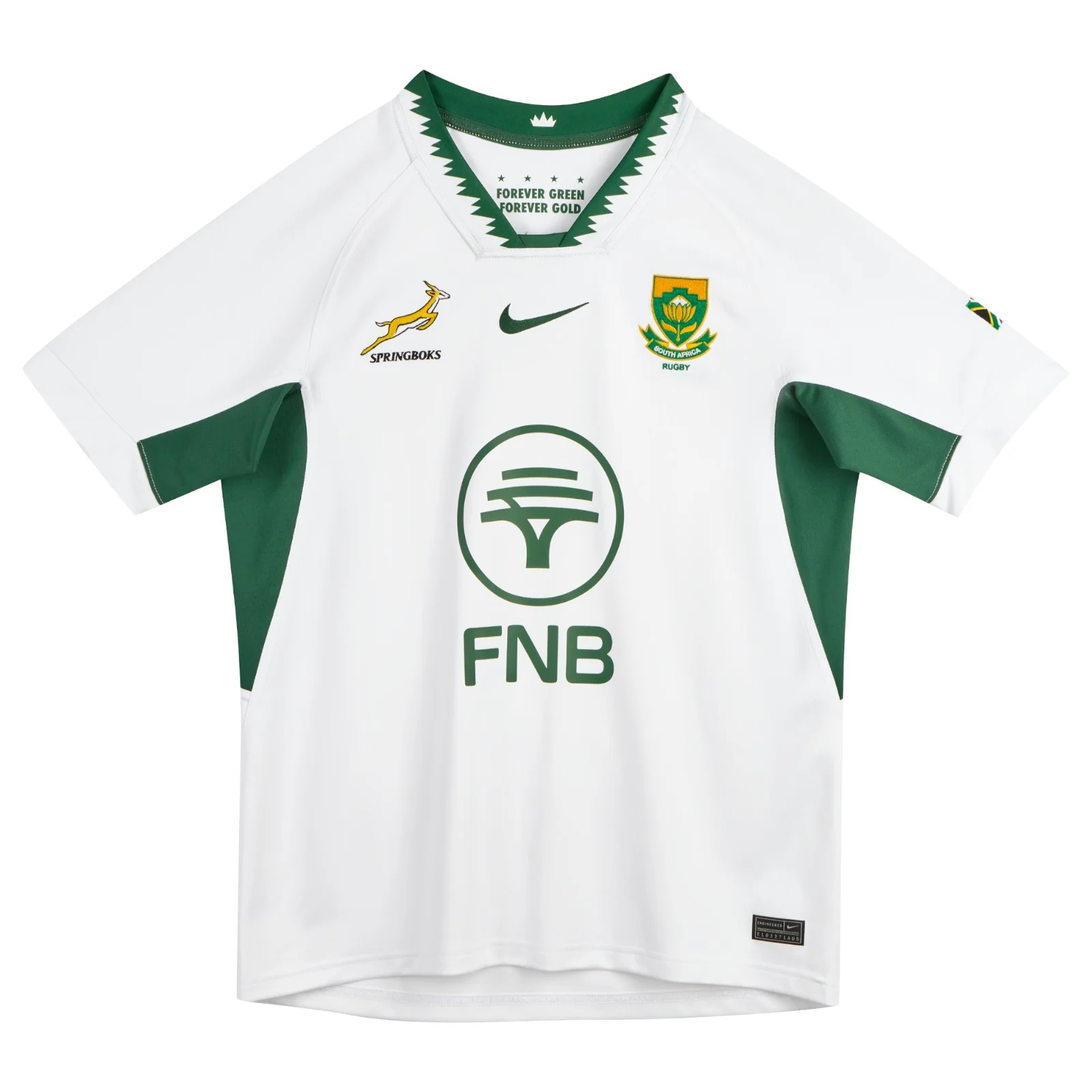 Nike Springboks Rugby Mens Stadium Short-Sleeve Away Jersey - Image 5