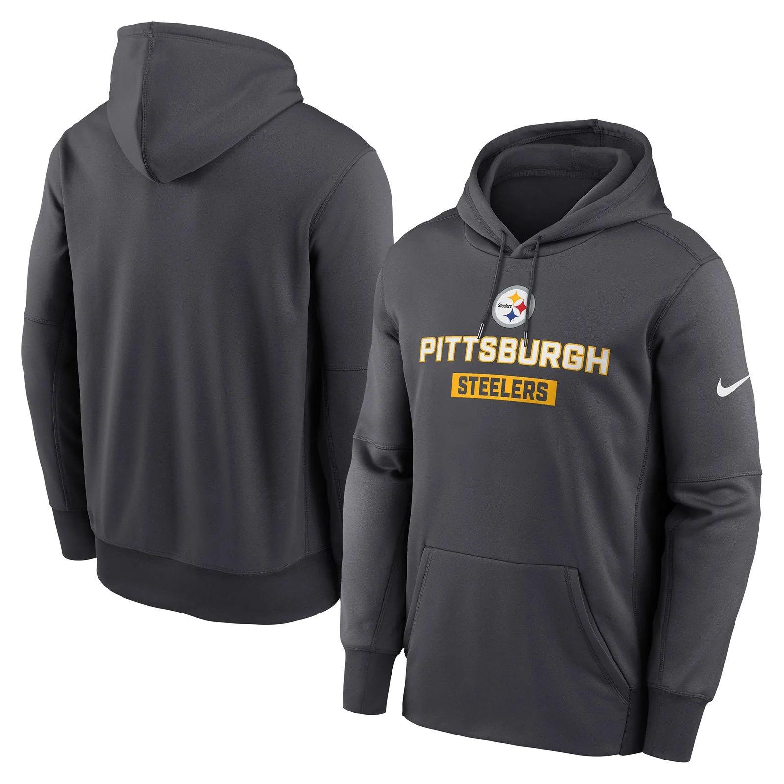 Nike Pittsburgh Steelers Therma Hoodie - Image 3